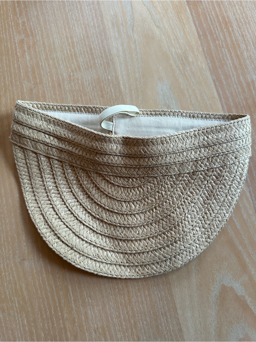 Madewell Packable Braided Straw Visor